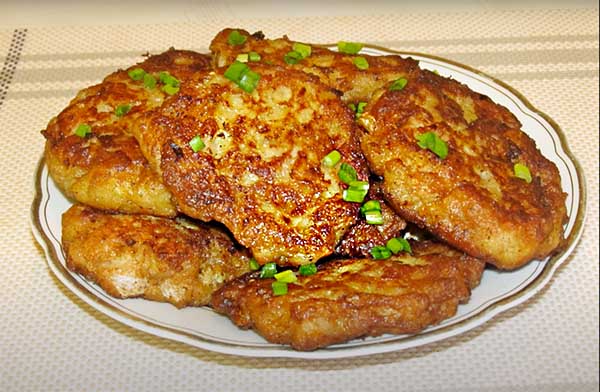 Рыбные котлеты рубленные.