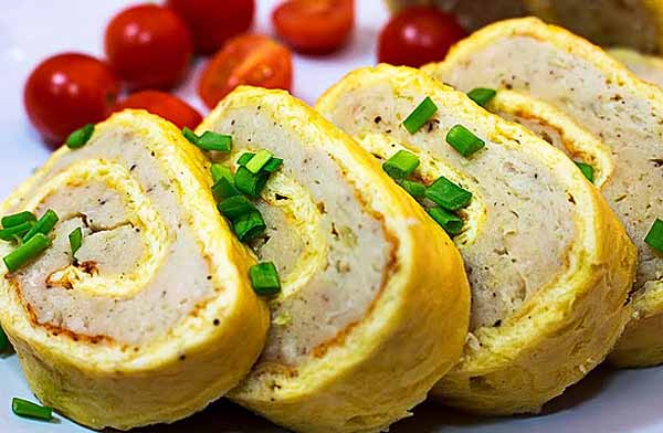 Куриный рулет - просто, быстро и вкусно