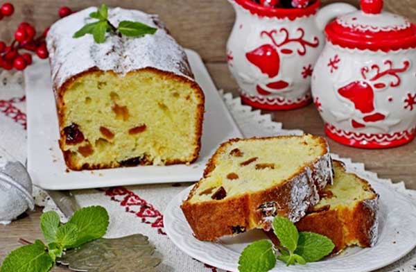 Творожный кекс с изюмом - рецепт